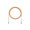 Cable de Parcheo TX6, UTP Cat6, Diámetro Reducido (28AWG), Color Naranja, 0.91 Metros (3 Pies)