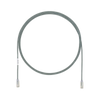 Cable de Parcheo TX6, UTP Cat6, Diámetro Reducido (28AWG), Color Gris, 5ft