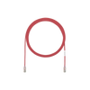 Cable de Parcheo TX6, UTP Cat6, Diámetro Reducido (28AWG), Color Rojo, 5ft