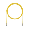 Cable de Parcheo TX6, UTP Cat6, Diámetro Reducido (28AWG), Color Amarillo, 5ft