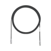 Cable de Parcheo TX6, UTP Cat6, Diámetro Reducido (28AWG), Color Negro, 7ft