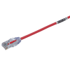 Cable de Parcheo TX6, UTP Cat6, Diámetro Reducido (28AWG), Color Rojo, 8in (20.2cm)