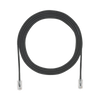 Cable de Parcheo UTP Cat6A, CM/LSZH, Diámetro Reducido (28AWG), Color Negro, 10ft