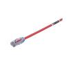 Cable de Parcheo UTP Cat6A, CM/LSZH, Diámetro Reducido (28AWG), Color Rojo, 10ft