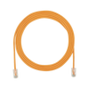 Cable de Parcheo UTP Cat6A, CM/LSZH, Diámetro Reducido (28AWG), Color Naranja, 3ft