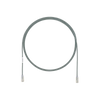 Cable de Parcheo UTP Cat6A, CM/LSZH, Diámetro Reducido (28AWG), Color Gris, 5ft