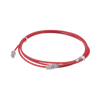 Cable de Parcheo UTP Cat6A, CM/LSZH, Diámetro Reducido (28AWG), Color Rojo, 7ft