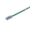 Cable de Parcheo UTP, Cat6A, Diámetro Reducido (28 AWG), CM/LSZH, Color Verde, 20.3 cm (8 Pulgadas)