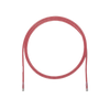 Cable de Parcheo UTP, Cat6A, 24 AWG, CM, Color Rojo, 17ft