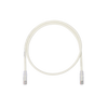 Cable de Parcheo UTP, Cat6A, 24 AWG, CM, Color Blanco, 5ft