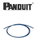 PANDUIT UTPSP5BUY Patch cord de 100% cobre UTP / 24 AWG / 5 pies 1.52 m / Categoría 6 / Azul