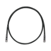 Cable de Parcheo TX6, UTP Cat6, 24 AWG, CM, Color Negro, 6 ft.