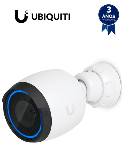 UBIQUITI UVC-G4-PRO - Cámara IP bullet para exterior, 8 MP, 4K, Lente Varifocal 4.1- 12.3 mm, Iluminadores IR 15 Mts, PoE, Micrófono integrado, IP67, Deteccion de eventos IA, Administrable a través de UniFi Protect BFLASBFUB