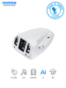 VIVOTEK MD9584-H3.6mm - Camara IP domo exterior, 5 Megapixeles, Lente fijo 3.6mm, IR 50 Mts, Conector M12, IP68, IK10, Nema 4x, EN50155 OT4