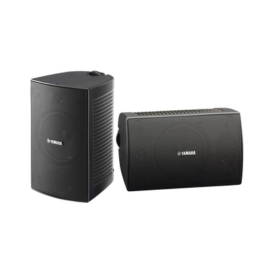 Altavoz de Montaje en Pared | 2 vias | Woofer 4 | Tweeter 1 | IPX3 | 8 ohms | 70/100V | Color Negro | Par