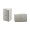 Altavoz de Montaje en Pared, 2 vias, Woofer 4 in, Tweeter 1 in, IPX3, 8 ohms, 70/100V, Color Blanco, Par