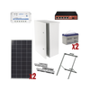 Kit Solar Witek de 28 W con 5 Puertos PoE 802.3 af y PoE Pasivo 24 V para alimentar Camaras IP y un Enlace Punto a Punto en 24 Vcc
