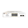 Switch Administrable PoE / 8 puertos PoE af/at Gigabit / 2 x SFP Gigabit / Administración Cloud Gratuita / Presupuesto 120 W
