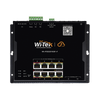 Switch L2 PoE Industrial / Administración Cloud Gratuita / 8 Puertos PoE af/at/bt 10/100/1000 Mbps / 2 Puertos SFP Gigabit / Máx Presupuesto PoE 145 W / Montaje Magnético - Riel DIN.
