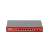 Switch Administrable Capa 2 de 8 puertos 10/100/1000 PoEaf/at + 2 x SFP Gigabit, con respaldo para energía solar