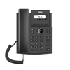 Teléfono IP empresarial para 2 lineas SIP con pantalla LCD, Puertos Gigabit, Códec Opus, conferencia de 6 vías, PoE.