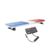 Barra de luces de 47 rojo/azul, 88 LED, con control de tráfico en color rojo/azul, ideal para equipar unidades de seguridad pública