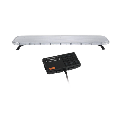 Barra de luces LED de 46 Rojo/Azul/Ambar , De 132 LEDs, Controlador Incluido, Ideal para Equipar Unidades de Seguridad Publica