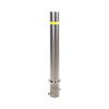 Bolardo Fijo de Acero Inoxidable de 900 mm de Altura / Ideal para aplicaciones delimitaciones de automóviles