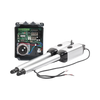 Kit de brazos para automatizar portones vehiculares abatibles de 2 hojas/ 3 Mts / 300 Kg / Uso solo residencial / Compatible con respaldo de energía