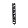 Panel Administrador de Cables Vertical para Gabinete FlexFusion de 45RU, Acepta Anillos en D, Anillos S1DR, S2DR y L; S1LR, S2LR, Color Negro