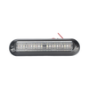 Luz Auxiliar, Ultra Brillante, IP67, 18 LEDs, Tricolor, Color Rojo/Claro/Azul, con mica transparente y bisel negro