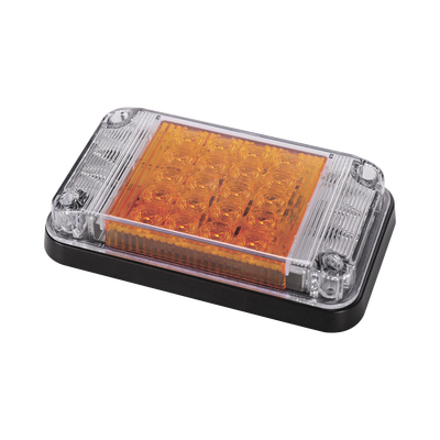 Luz de Advertencia de 7X4, Color Ámbar, Con Luces de Trabajo, Ideal para Ambulancias