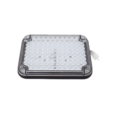 Luz de Advertencia de 9X7, Bicolor Rojo/Claro, Ideal para Ambulancias