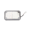 Luz de Advertencia de 6X4, Bicolor Rojo/Claro, Ideal para Ambulancias