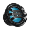 Subwoofer excelon motorsport de 10 fabricado en rejilla color negro, cuenta con iluminación Led ajustable vía RF