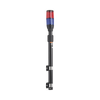 Luz telescópica Ultra Brillante para motocicleta, color Rojo/Azul