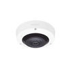 Fisheye IP Interior 6 Megapixel / WDR 120dB / IR 15m / PTZ Digital 8X / Video Analíticos Avanzados / Entrada y Salida de Audio y Alarma / Color Blanco