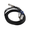 (XQ+BC0003-XS+) Cable de conexion 100G QSFP28 a 4 x 25G SFP28 o 40G QSFP+ a 10G SFP+, 3m