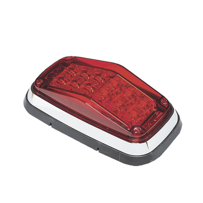 Luz de advertencia 8 X 4, Color Rojo, IP67, SAE, Ideal para Ambulancias