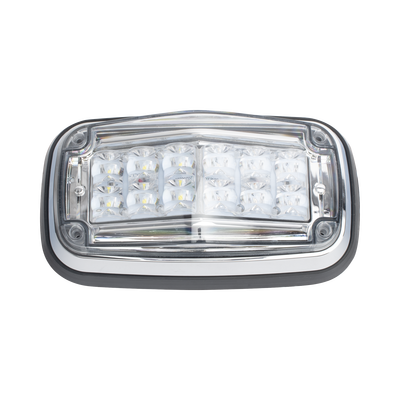 Luz de advertencia 8 X 4, Color Rojo / Claro, IP67, SAE, Ideal para Ambulancias
