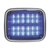 Luz de advertencia de 8 X 6, Color Azul, SAE, IP67, Ideal para Ambulancias