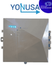 YONUSA EYM12000127NG - Energizador Modular para Cercos Eléctricos, Salida de Hasta 12,500 V, Alcance de 2,500 Metros Lineales 500 Metros en 5 Líneas, Alimentación 110/220 VAC, Compatible con Módulo WiFi, Bajo Consumo