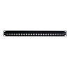 Patch Panel UTP Z-MAX de 24 puertos, Precargado con Jacks Categoría 6, Plano, 1UR