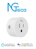NGTECO NGP300 - Contacto Inteligente WiFi / Control Remoto vía App / Personalice Horarios / Control por Voz / Compatible con Amazon Alexa y Asistente de Google