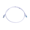Patch Cord Z-MAX Cat6A S/FTP, CM/LS0H, 0.91 Metros (3 Pies), Color Blanco, Versión Bulk (Sin Empaque Individual)