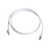 Patch Cord Z-MAX Cat6A S/FTP, CM/LS0H, 1.52 Metros (5 Pies), Color Blanco, Versión Bulk (Sin Empaque Individual)