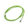Patch Cord Z-MAX Cat6A S/FTP, CM/LS0H, 2.13 Metros (7 Pies), Color Verde, Versión Bulk (Sin Empaque Individual)