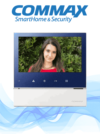 COMMAX CDV70H2 - Monitor para Videportero Analógico con Pantalla de 7 Soporta 2 Frentes de Calle y un Interfón