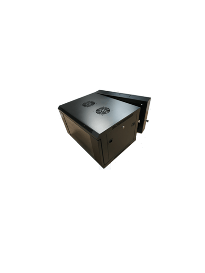 SBE TECH SBE-GNLPAR22UR3C- Gabinete de pared / 22 UR / Capacidad de carga de 30 Kg / Ancho 60 cm x profundidad 55 cm x alto 108 cm / Puerta delantera de cristal templado