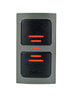 ZKTECO KR500 - Lector Esclavo de Tarjetas ID 125 Khz/ IP65/ Wiegand 26/ LED Indicador de Estado